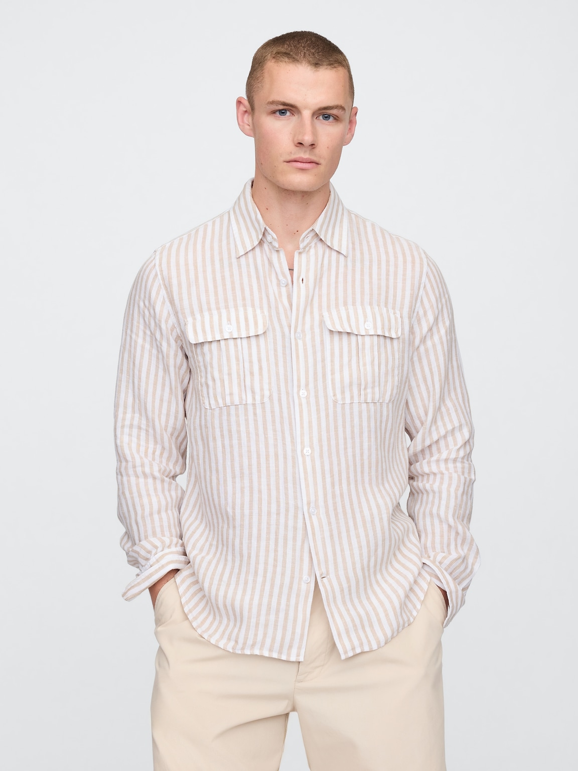 100% Linen Classic Shirt