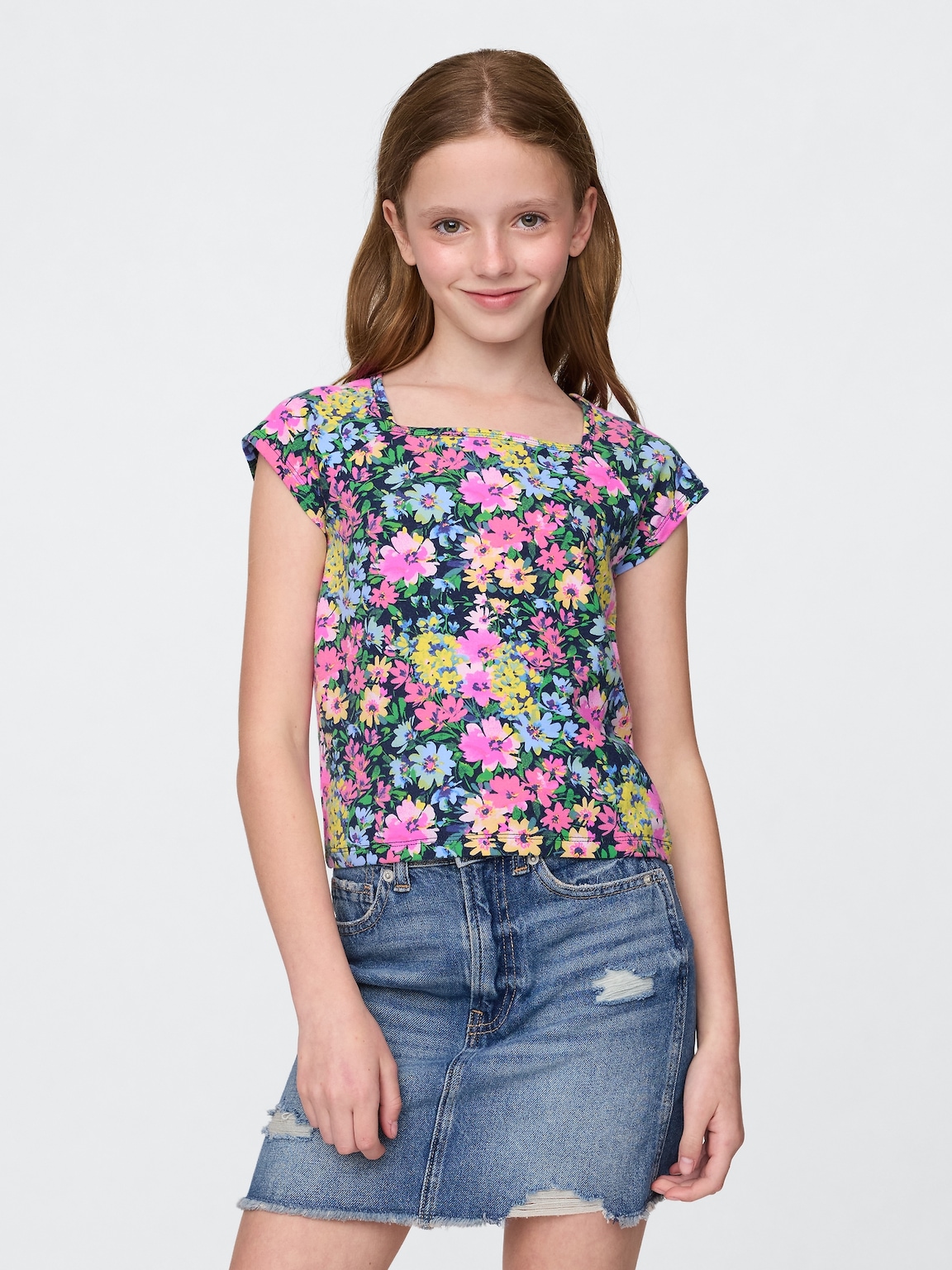 Kids Square-Neck T-Shirt