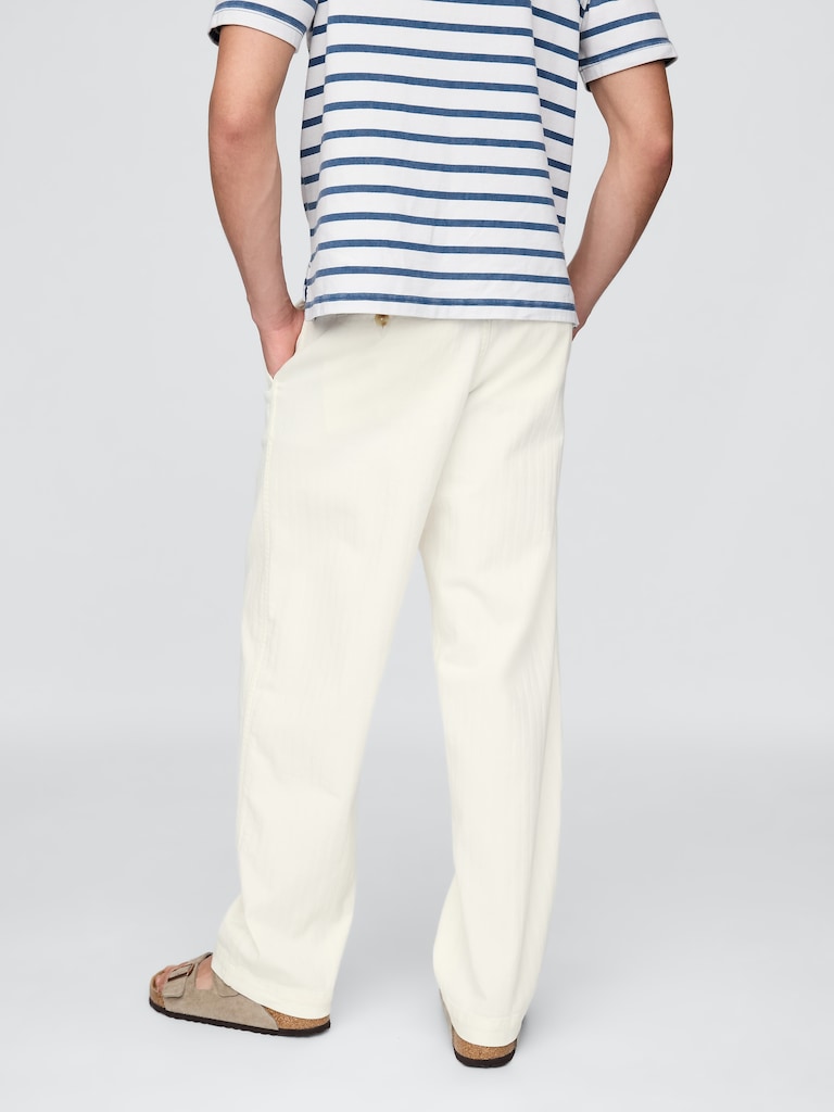 Gap × DÔEN Pleated Denim Trousers
