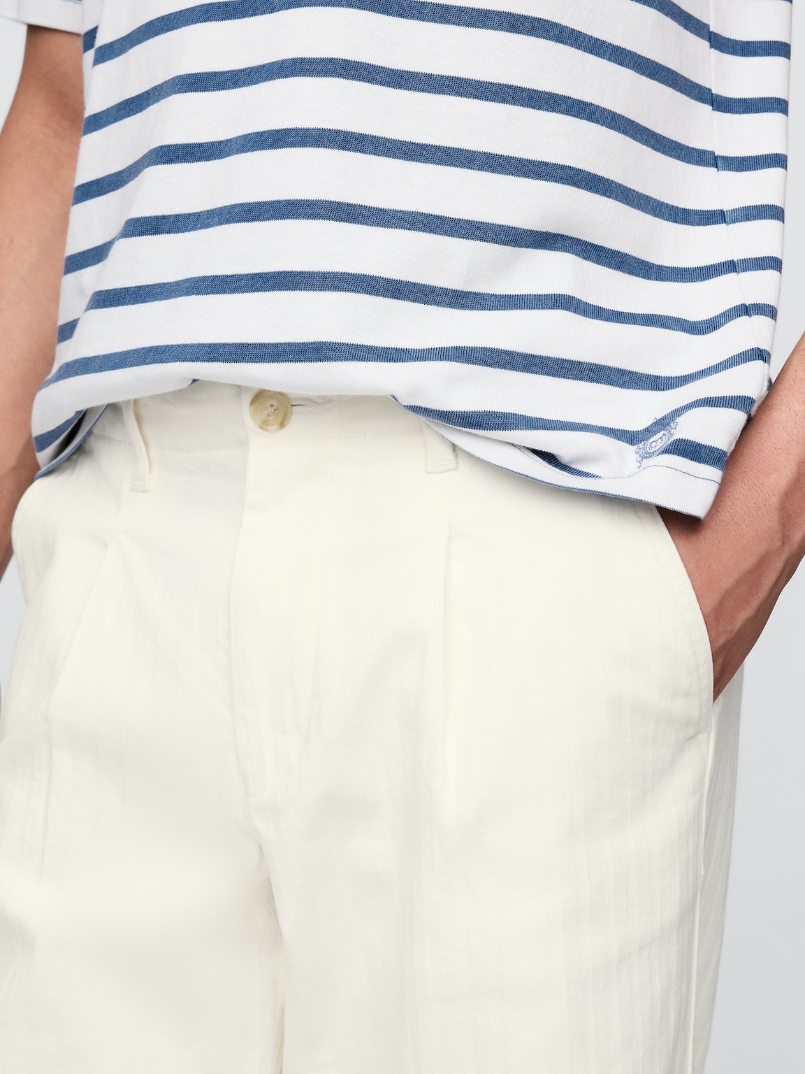 Gap × DÔEN Adult Pleated Denim Trousers