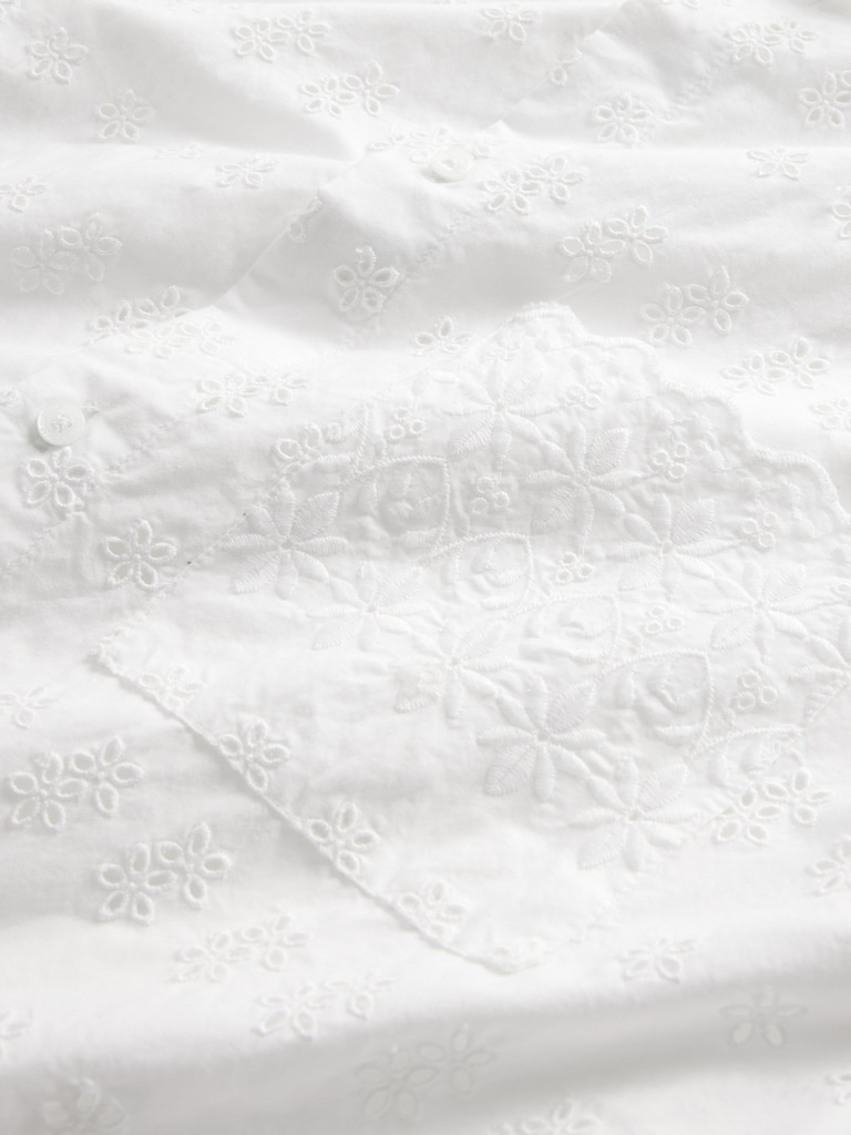 Gap × DÔEN Eyelet Shirt