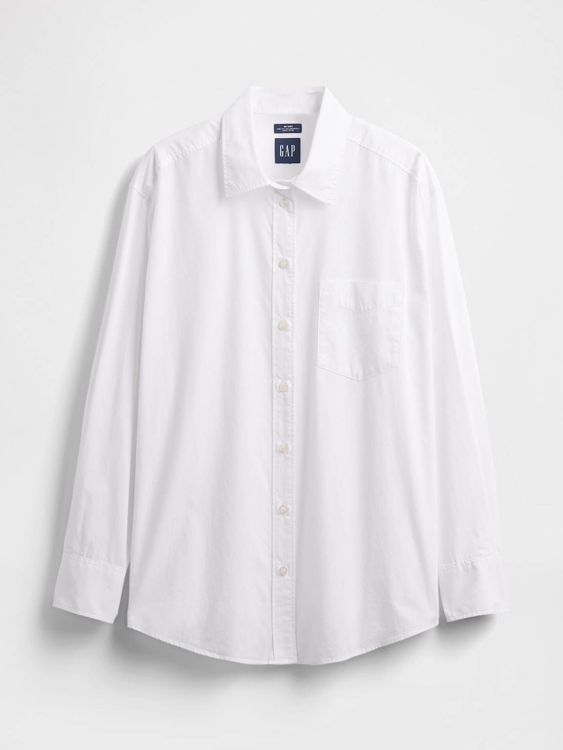 Organic Cotton Poplin Big Shirt