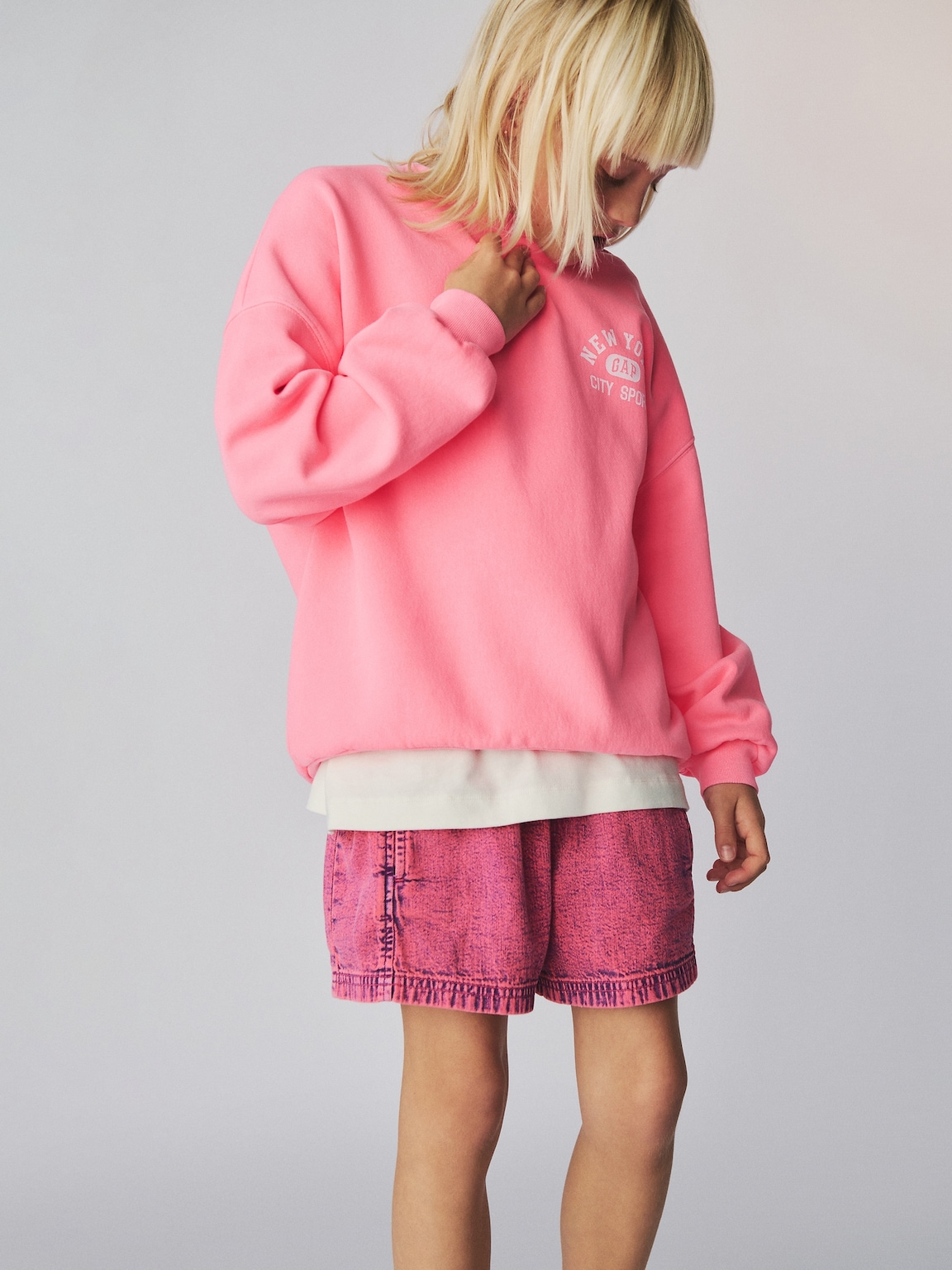 Kids Denim Easy Shorts