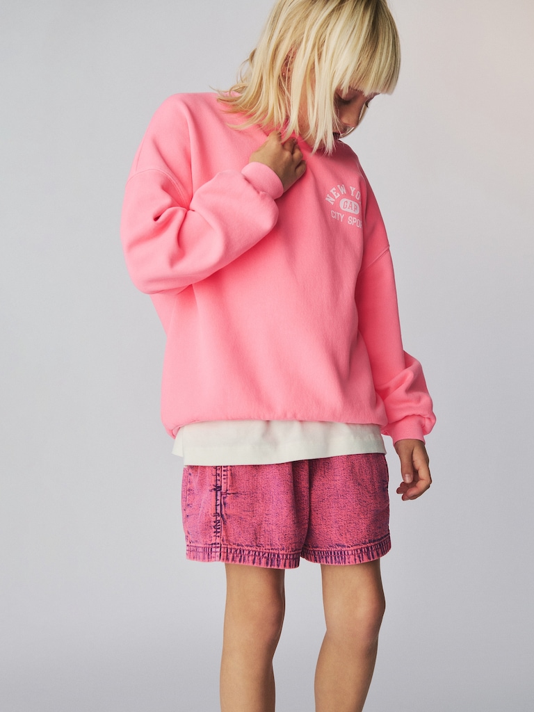 Kids Denim Easy Shorts