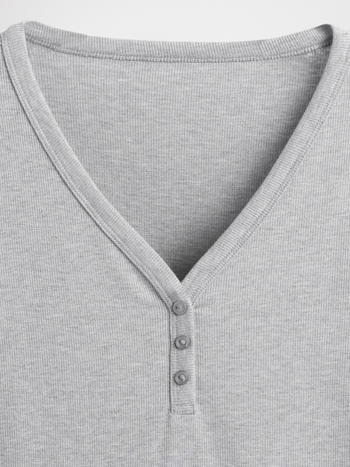 Mini Rib Henley PJ Top