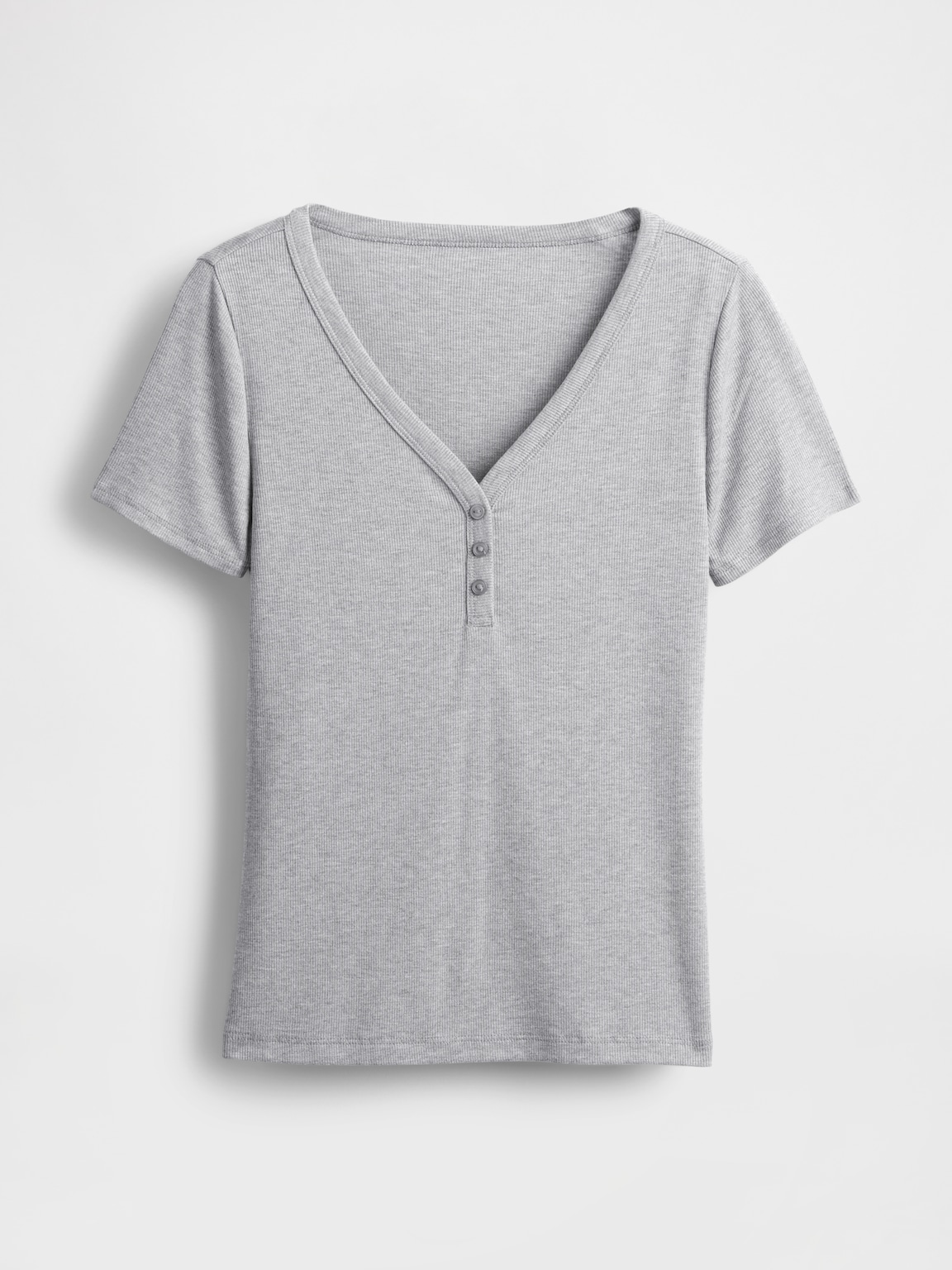 Mini Rib Henley PJ Top
