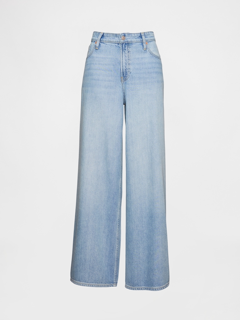Curvy Mid Rise UltraSoft Baggy Jeans