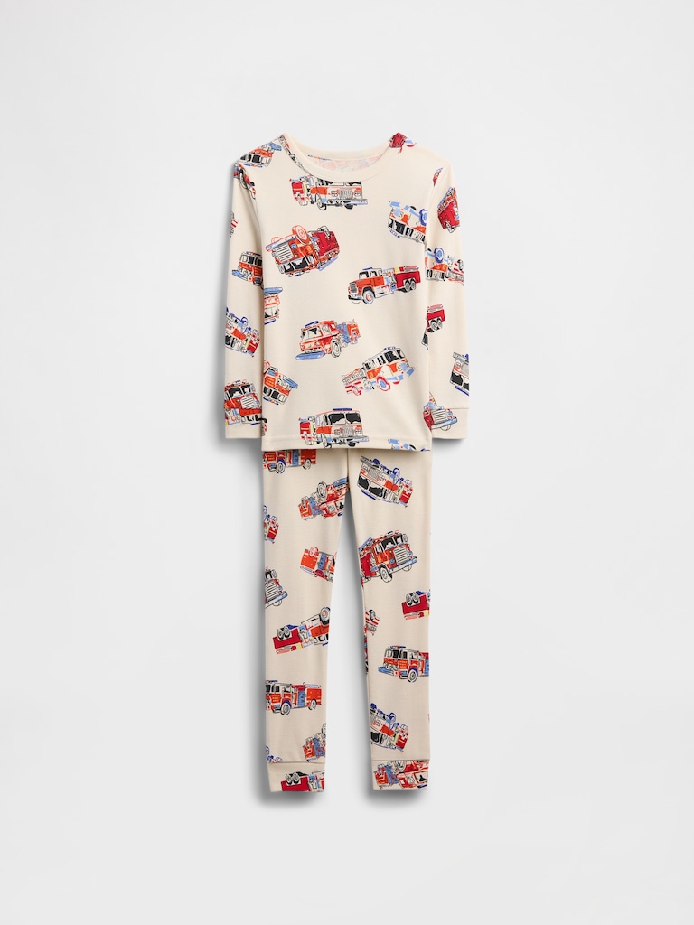 babyGap 100% Organic Cotton Fire Truck PJ Set