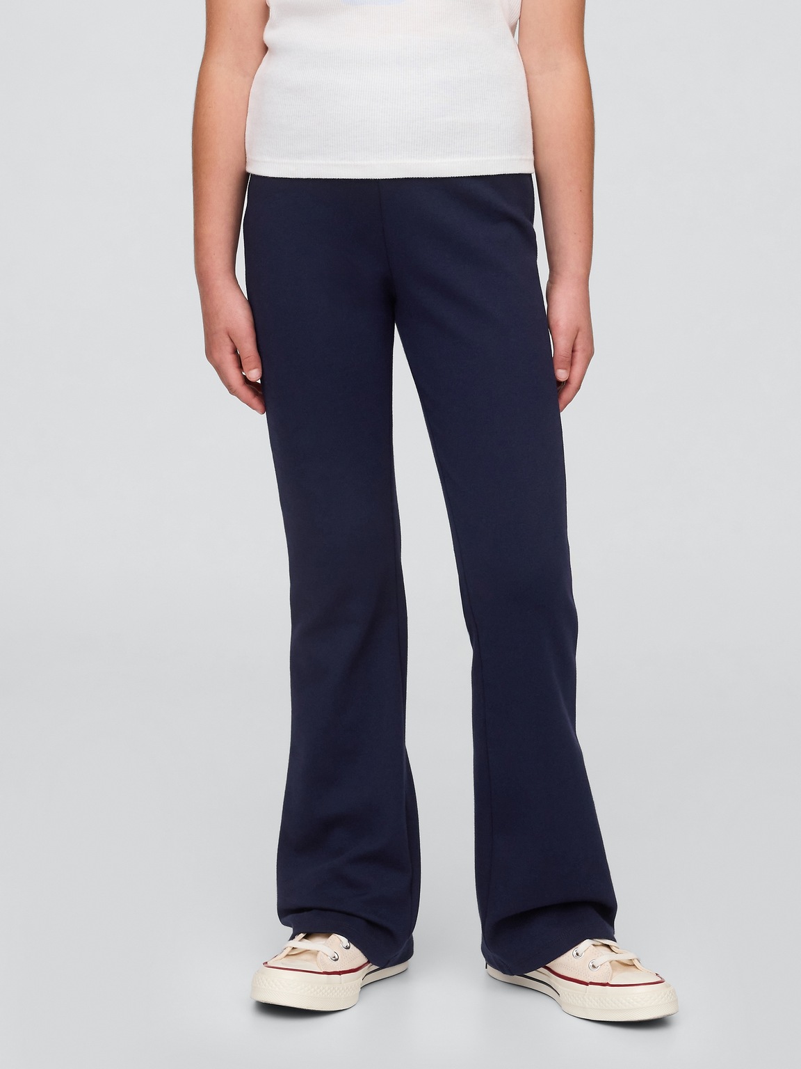 Kids Uniform Ponte Easy Flare Pants