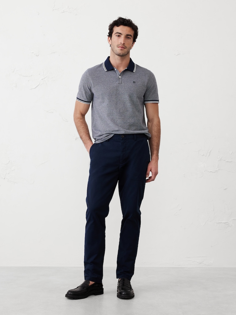 Slim Cotton Pique Polo