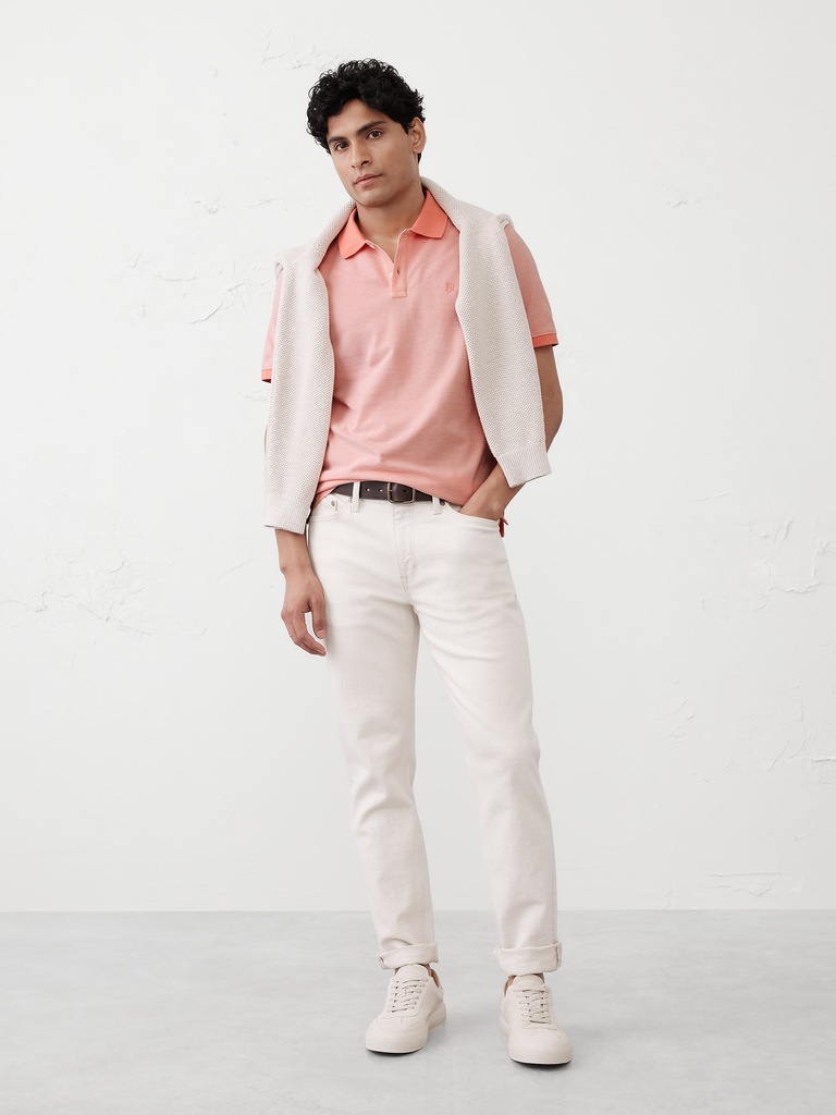 Slim-Fit Pique Polo