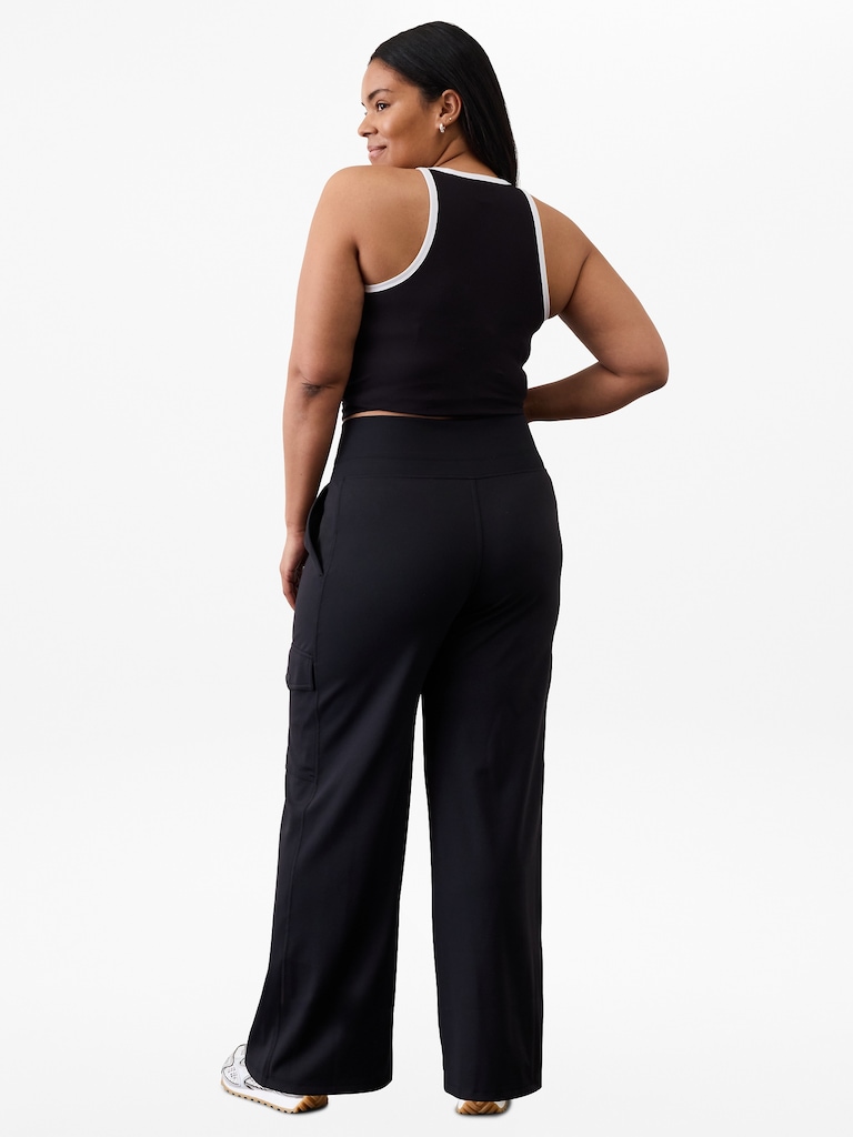 Venice High Rise Wide Leg Cargo Pant
