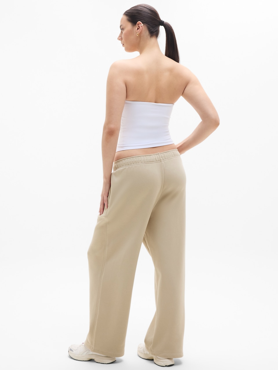 Terry Mid Rise Pant