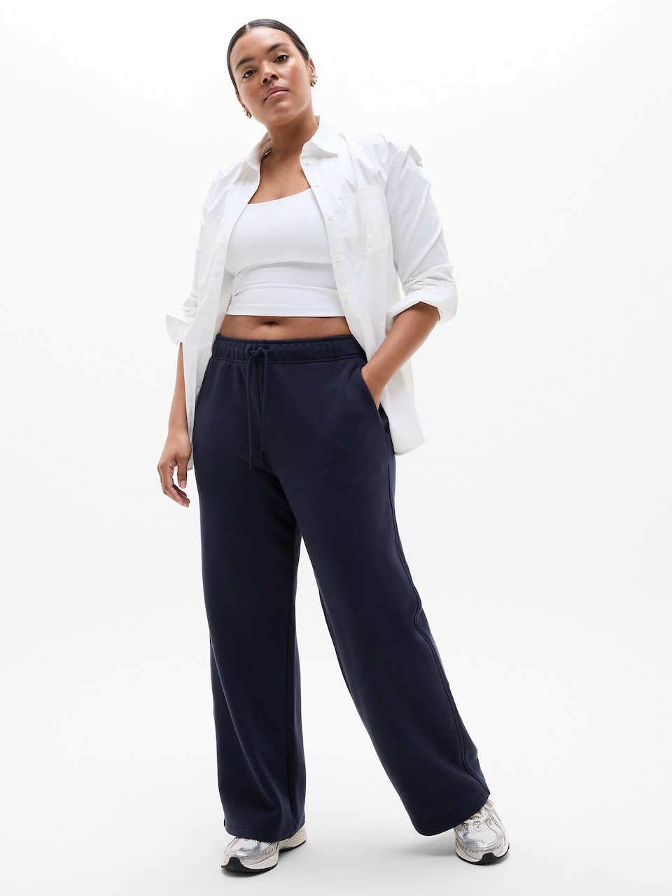 Terry Mid Rise Pant