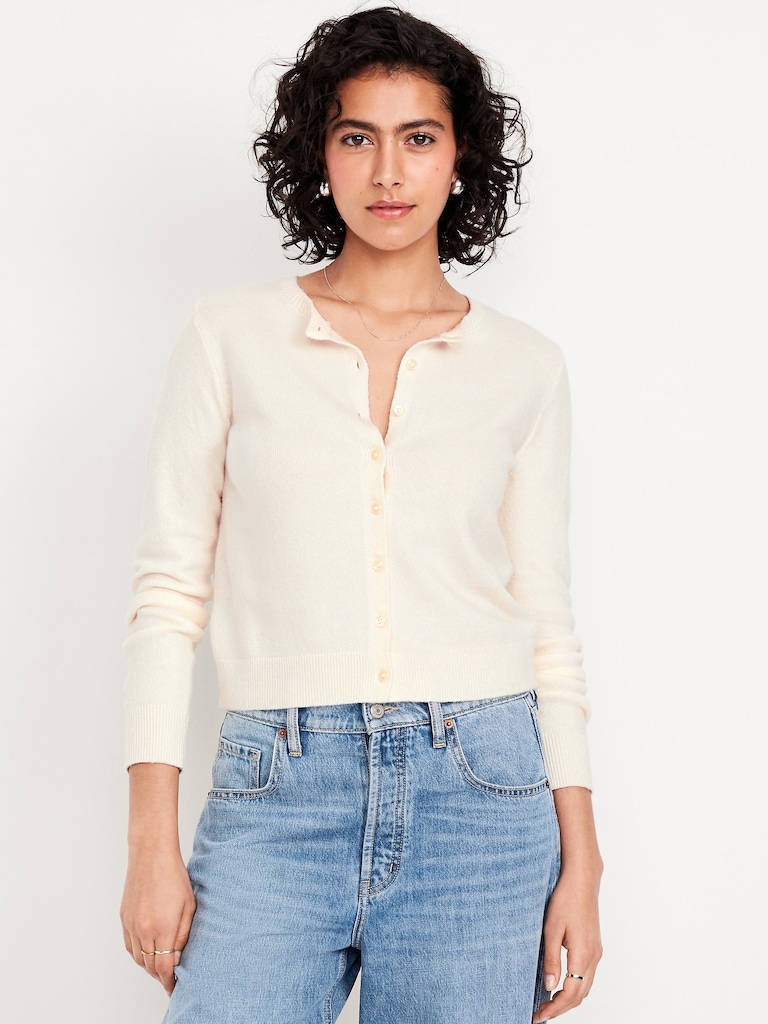 SoSoft Cropped Cardigan Sweater