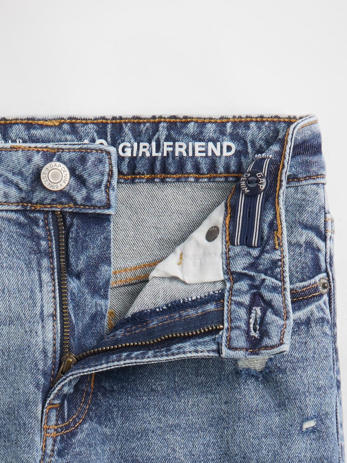 Kids Mid Rise Girlfriend Jeans