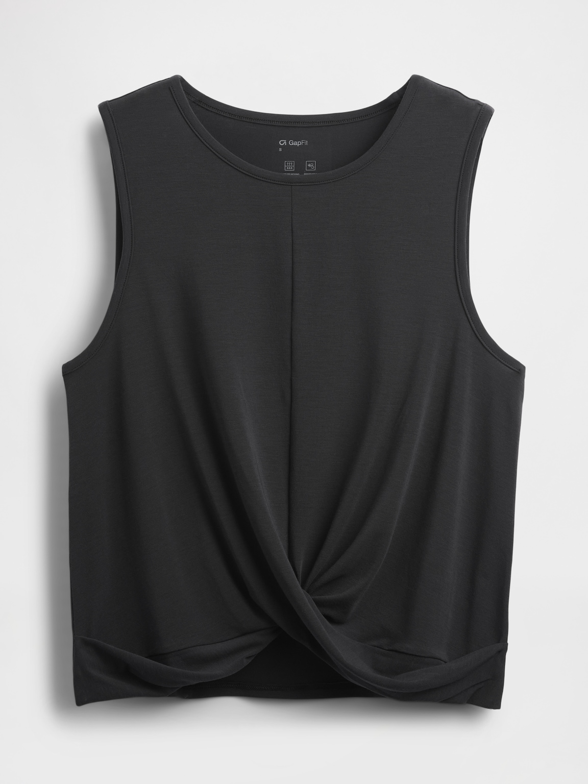GapFit Breathe Twist-Front Tank Top