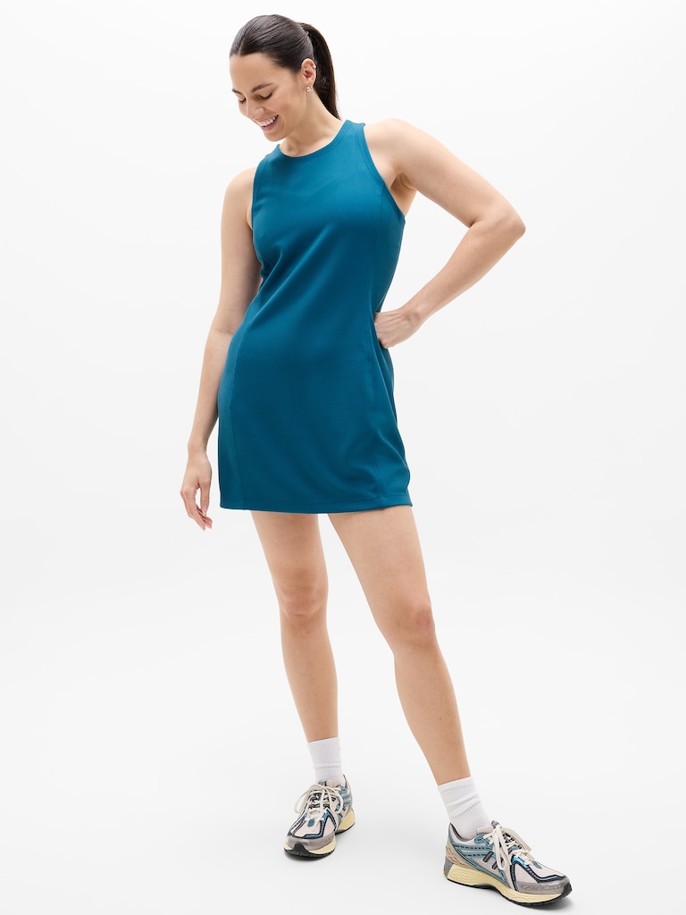 Seasoft Rib Mini Tank Dress