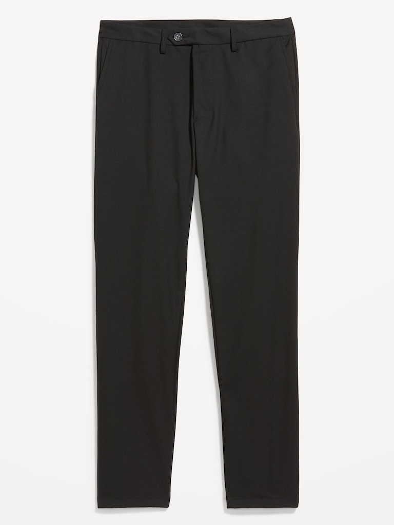 90's Straight-Fit Twill Dress Pants