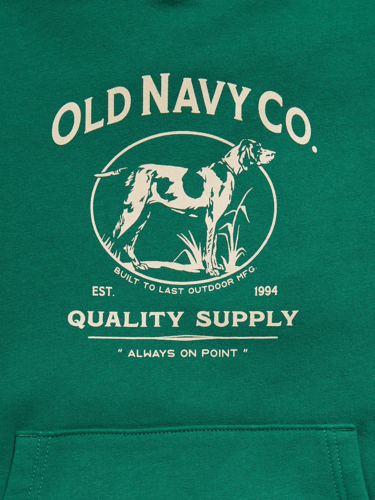 Favorite Fleece Oversized Logo-Graphic Pullover Hoodie for Boys