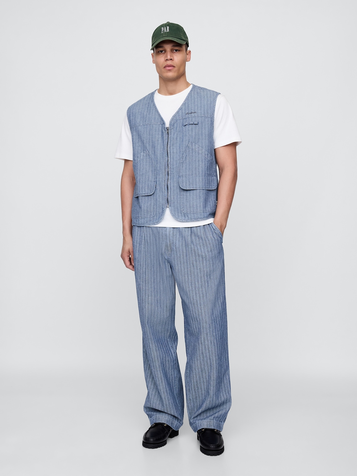 Gap × Malbon Herringbone Utility Vest