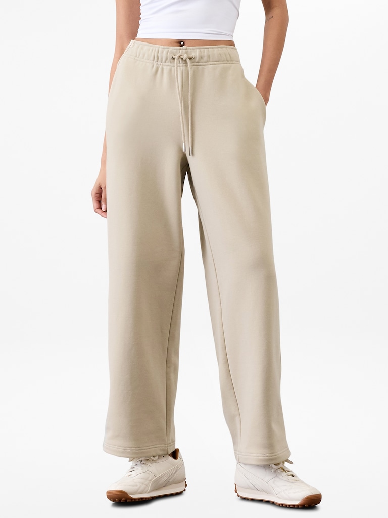 Terry Mid Rise Pant