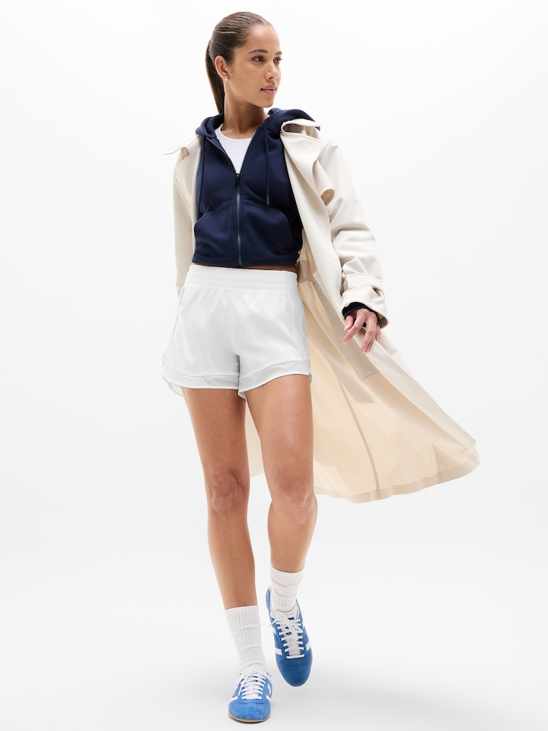 Mesh Racer Run Mid Rise 4 Short