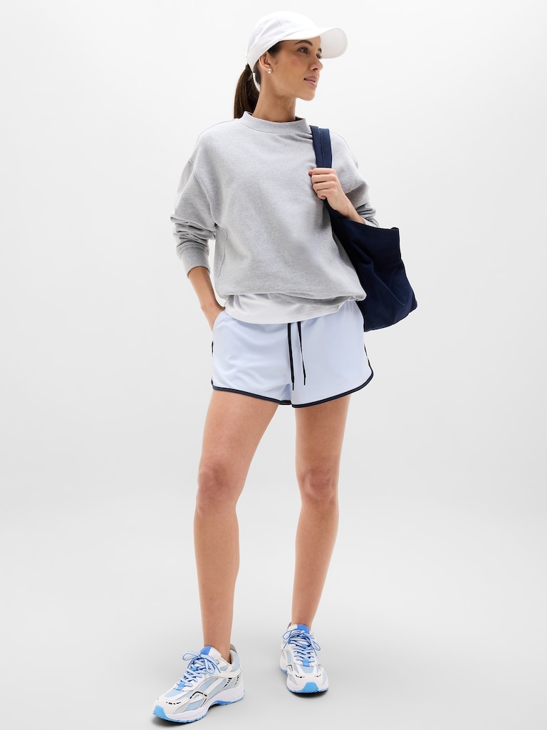 Weekender High Rise 3" Stripe Run Short