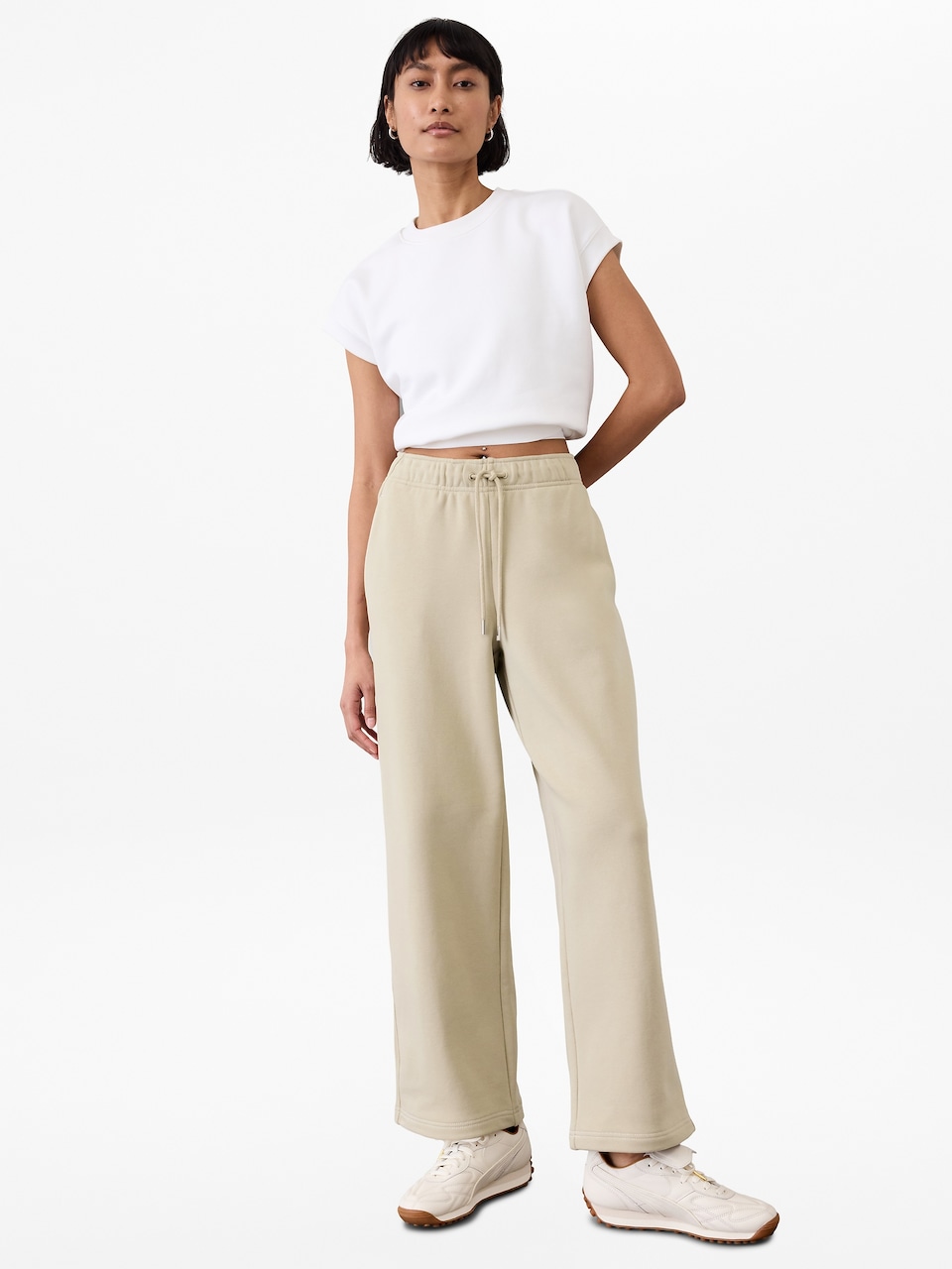 Terry Mid Rise Pant