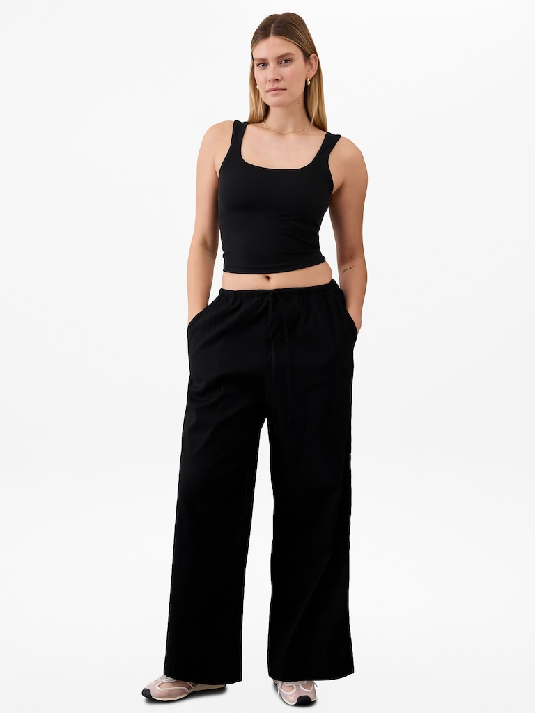 Paradise Mid Rise Wide Leg Pant