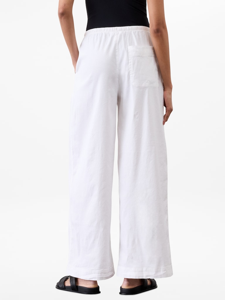 Paradise Mid Rise Wide Leg Pant