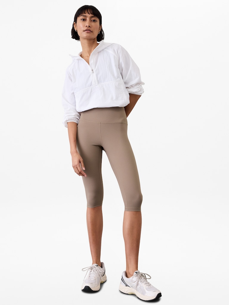 Transcend High Rise Rib Crop Legging