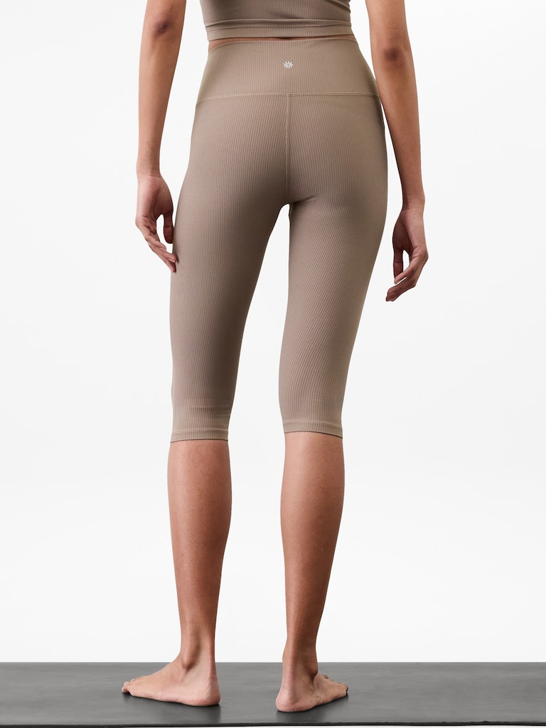 Transcend High Rise Rib Crop Legging