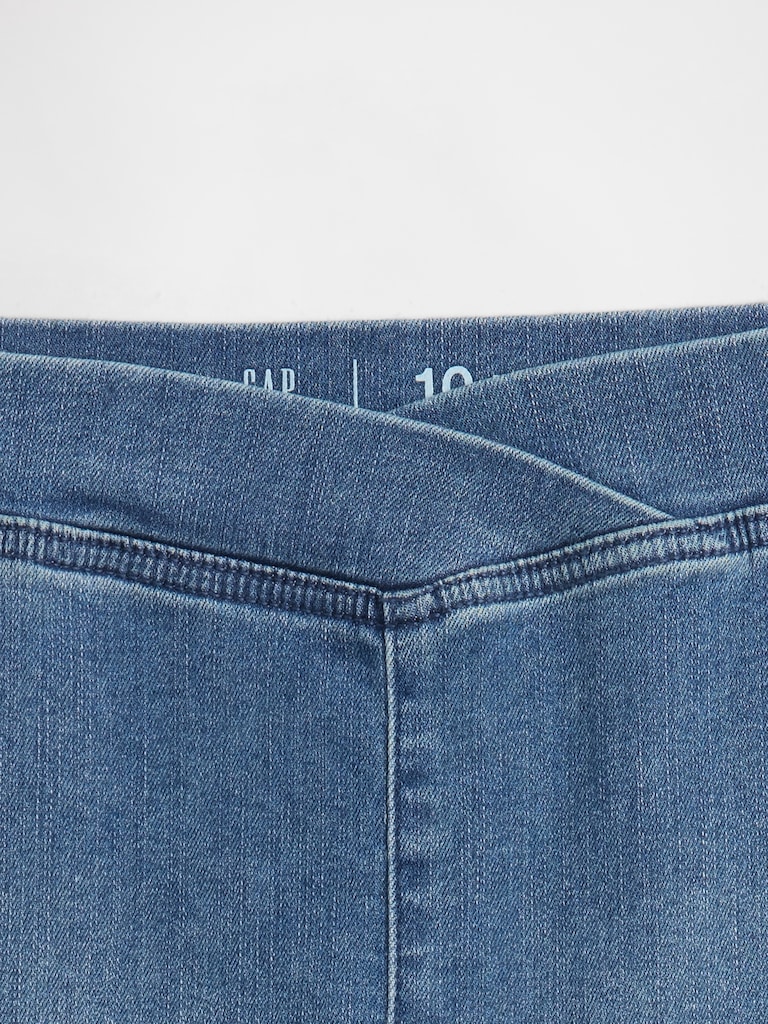 Kids High Rise Crossover Flare Jeans