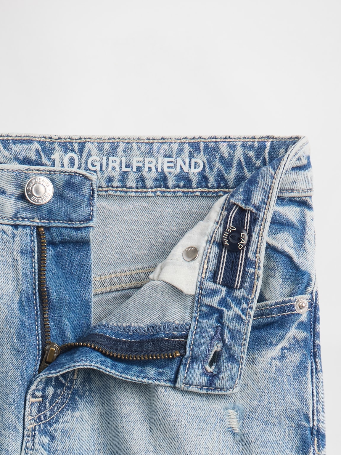 Kids Mid Rise Girlfriend Jeans