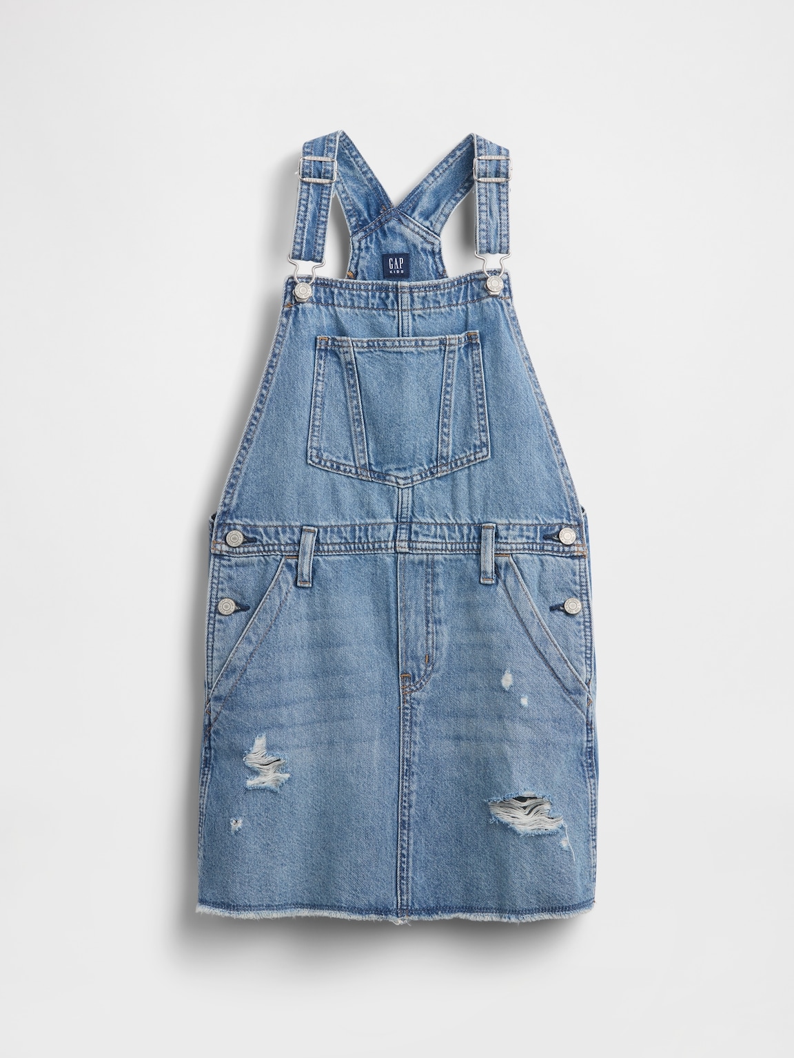Kids Denim Pinafore Dress