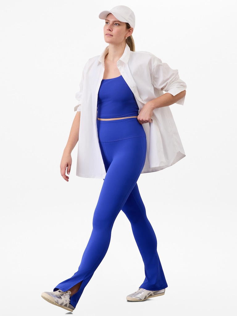 Elation Ultra High Rise Split Slim Flare Pant