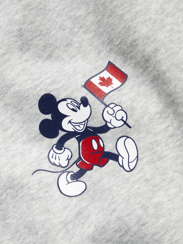 Old Navy x Disney© Mickey Mouse Flag Oversized Logo Graphic Sweatshirt