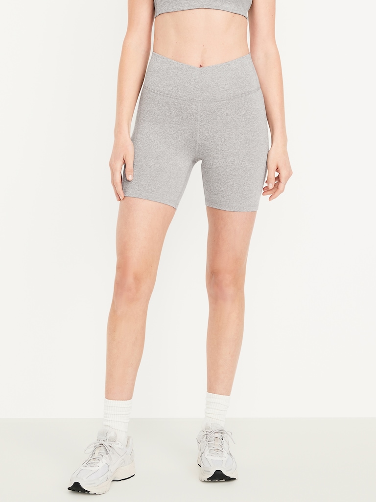 Extra High-Waisted CloudComfy Biker Shorts -- 6-inch inseam