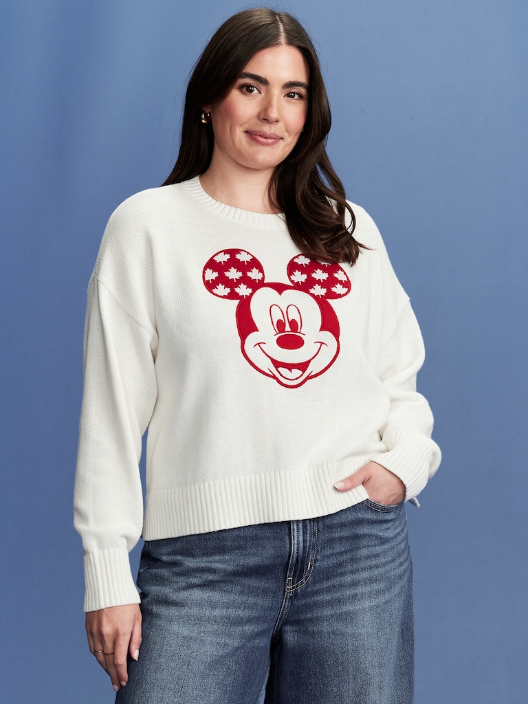 Old Navy x Disney© Mickey Mouse Flag Graphic Sweater