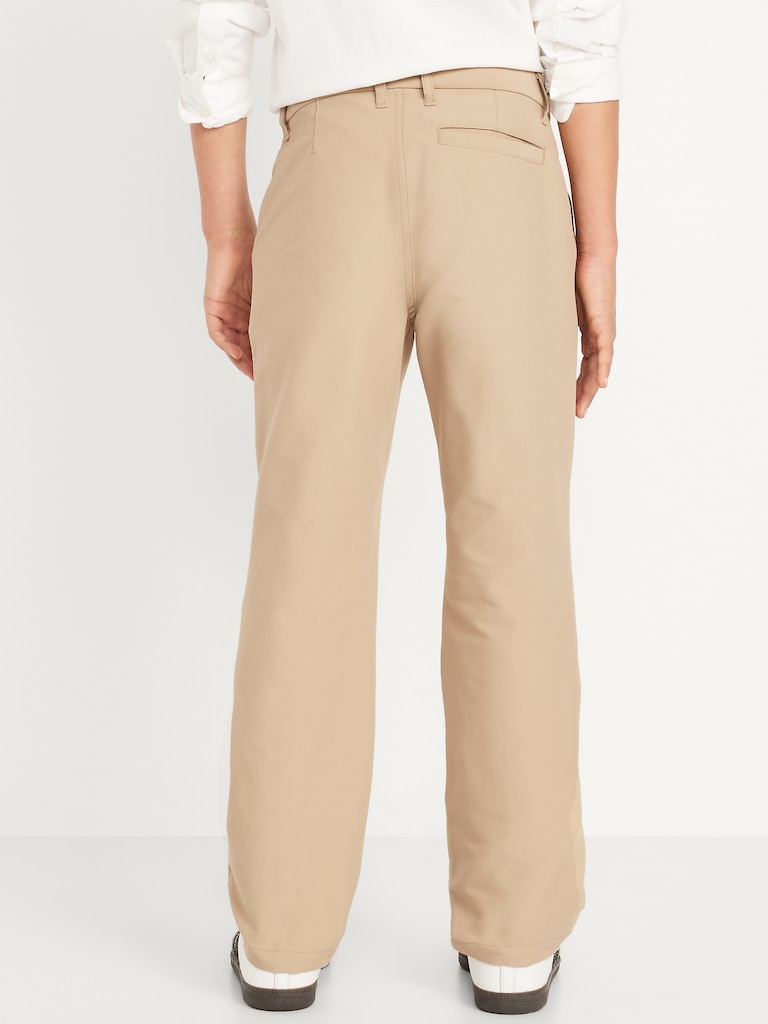 School Uniform Quick-Dry Tech Straight Leg Pants for Boys