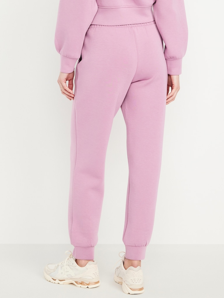 High-Waisted Bounce Fleece Jogger Sweatpants