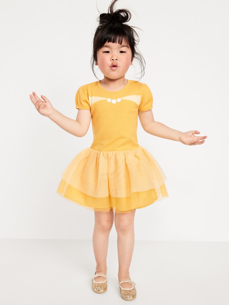 Disney© Short-Sleeve Princess Tutu Dress for Toddler Girls