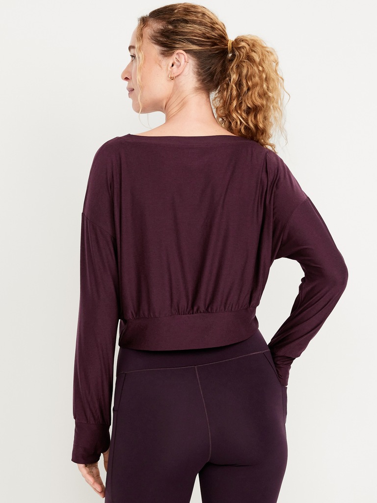 Haut à encolure bateau NuageSport