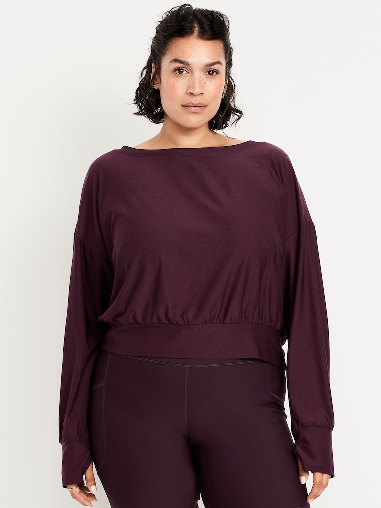 Haut à encolure bateau NuageSport