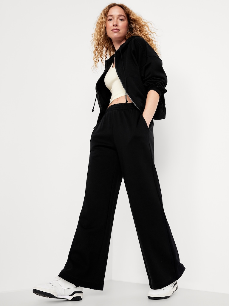 High-Waisted SoComfy Wide-Leg Sweatpants
