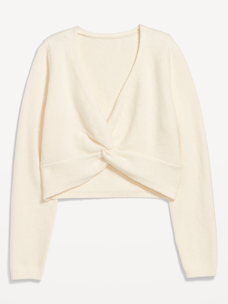 SoSoft Twist-Front Sweater