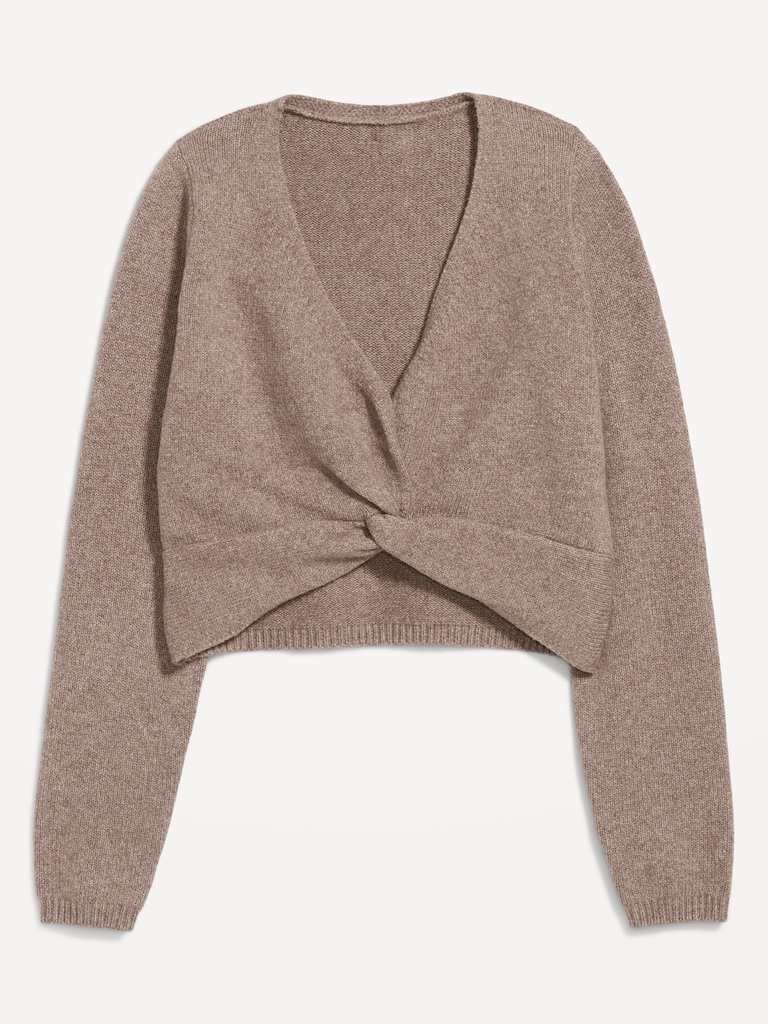 SoSoft Twist-Front Sweater