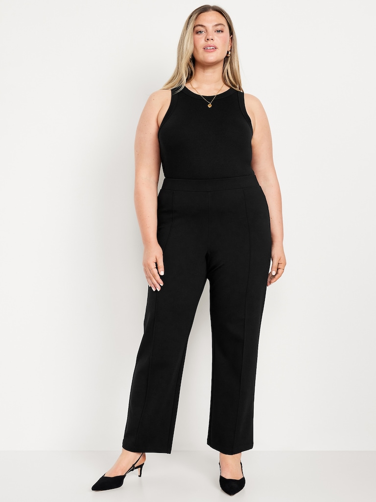 Extra High-Waisted Stevie Straight Pants