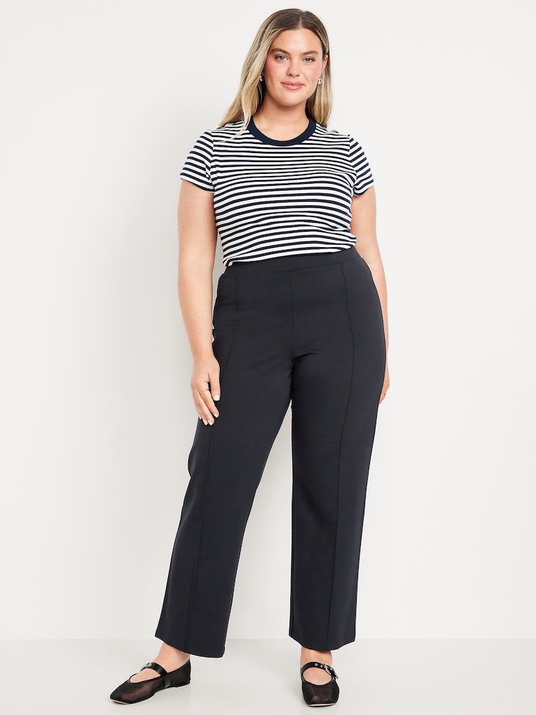 Extra High-Waisted Stevie Straight Pants
